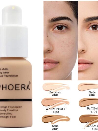Explosive Press Type Oil Control Natural Color Matte Concealer Foundation Cream