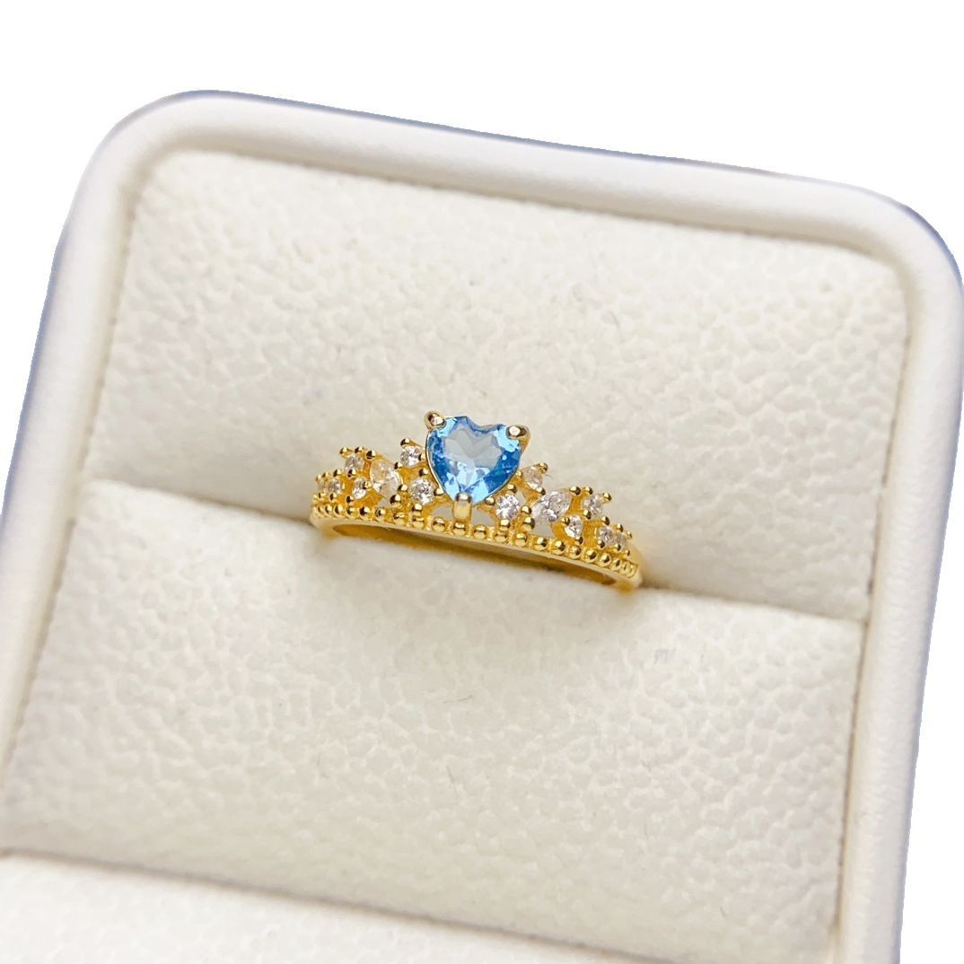 Fashionable And Unique Natural Topaz Ring - Image 6