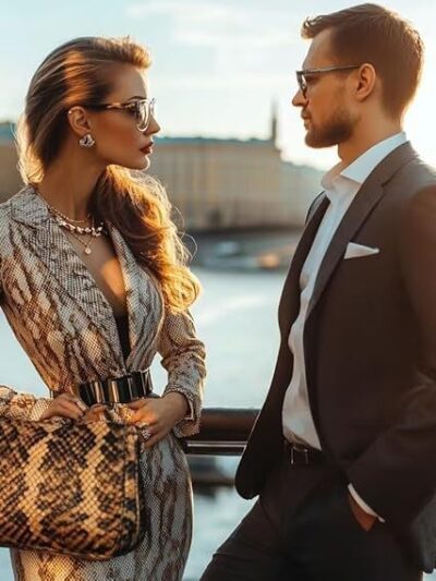 Mens Korean-style Slim-fit Two-piece Suit