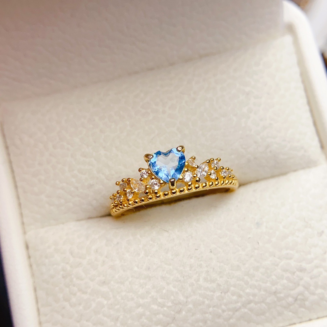Fashionable And Unique Natural Topaz Ring - Image 3
