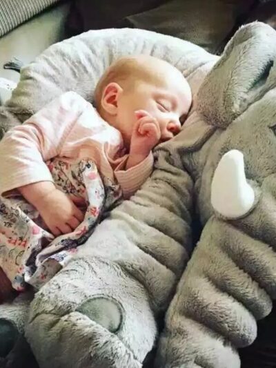 Elephant Doll Pillow Baby Comfort Sleep With