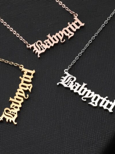 Creative babygirl english alphabet items