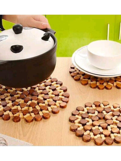 Eco-friendly bamboo placemat insulation pad
