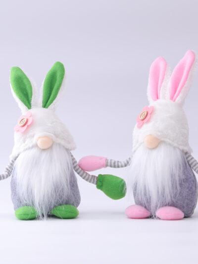 Easter Bunny Flower Dwarf Doll Elf Doll Ornaments Home Decoration Products