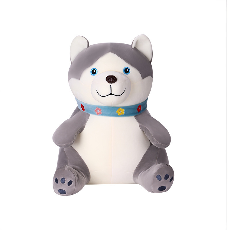 Three Dogs Plush Toys Children Girls Gifts Husky Shar Pei Pillow Grabbing Machine Doll - Image 6