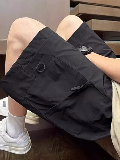 Mens Athletic Shorts American-style Vintage Casual