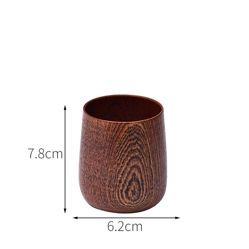 Eco-friendly Anti-scald Wooden Tea Cup Goblet - Image 8