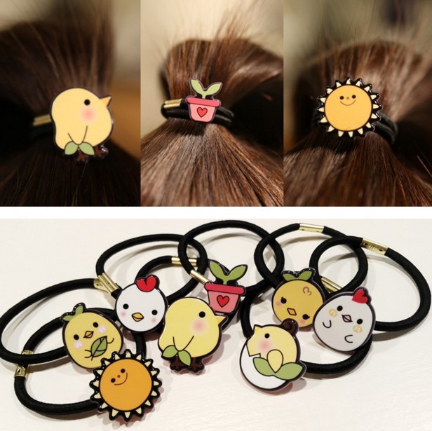 Cartoon animal hair rope hair accessories - Image 6