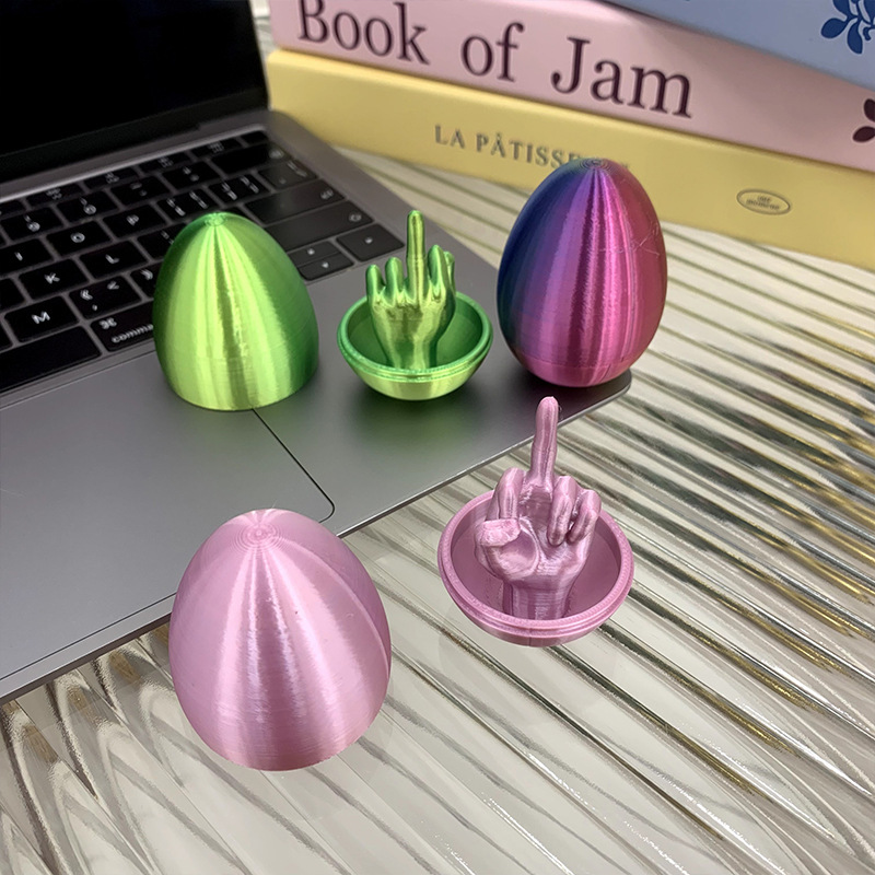 3d Printing Friendly Gesture Egg Decompression Artifact - Image 5