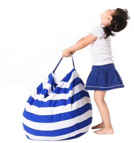 Large children's plush toy pouch storage of household items large-capacity ball with zipper - Image 9