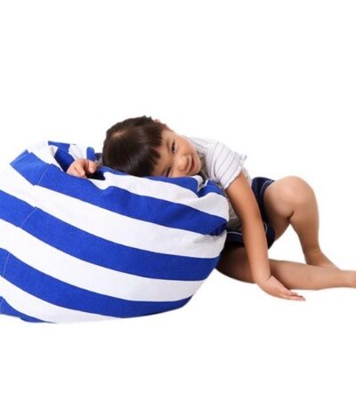 Large children's plush toy pouch storage of household items large-capacity ball with zipper