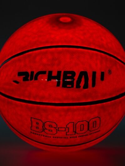Influencer-style LED-lit Rubber Basketball Made From Eco-friendly Materials