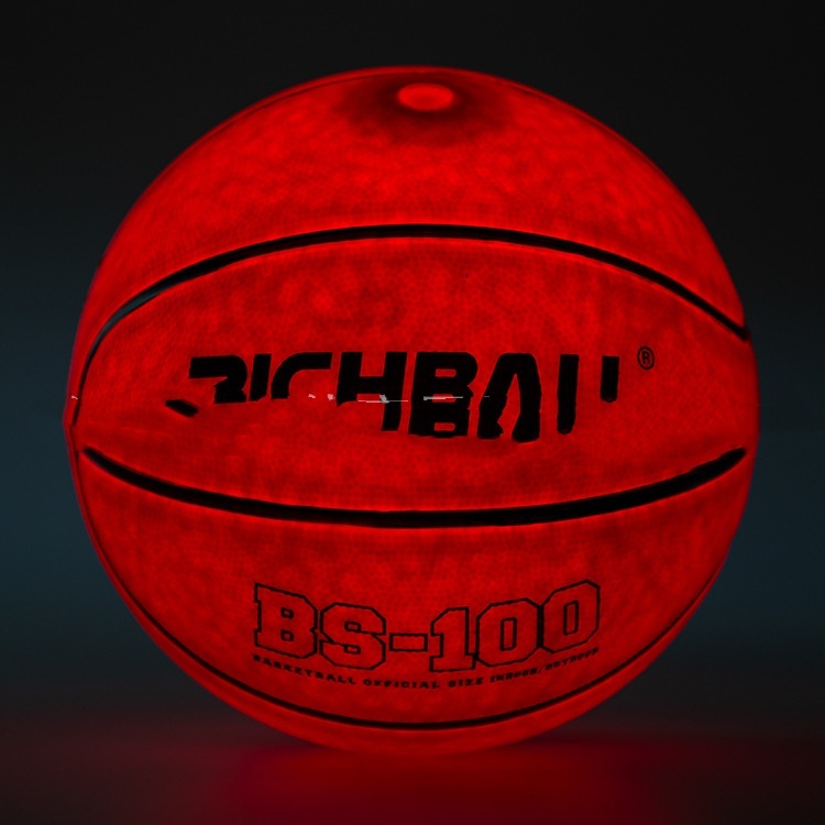 Influencer-style LED-lit Rubber Basketball Made From Eco-friendly Materials