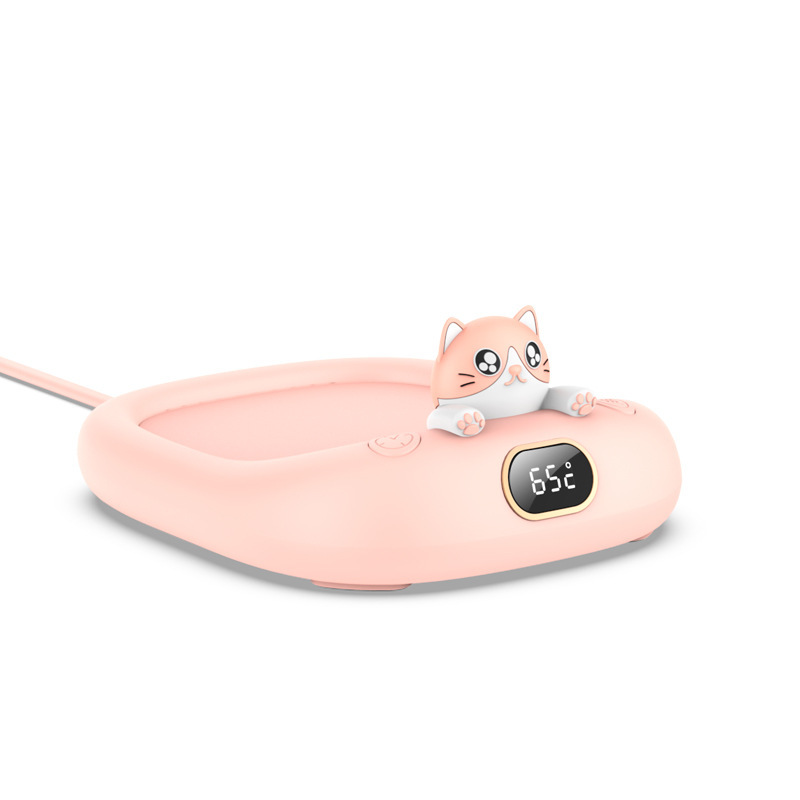 Home Office Cute Pet Constant Temperature Cup Warming Holder Winter Gadgets - Image 2