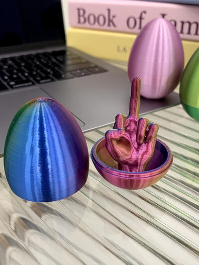 3d Printing Friendly Gesture Egg Decompression Artifact