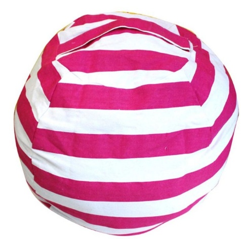 Large children's plush toy pouch storage of household items large-capacity ball with zipper - Image 7