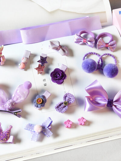 Girls hair accessories set