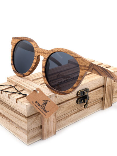 Wooden eco-friendly men's sunglasses