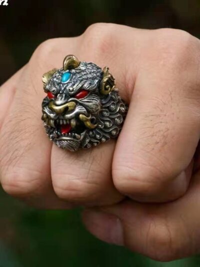 Retro Lucky Men And Women Give Gifts Personalized Ring