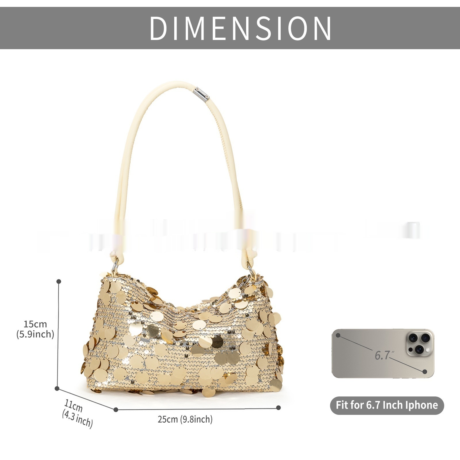 Underarm Women's Summer Fashion Shoulder Crossbody Fashion Bag - Image 2