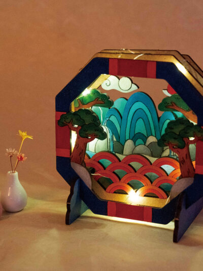 Creative Handmade Wooden Ornaments Night Light Interactive Toys Gifts