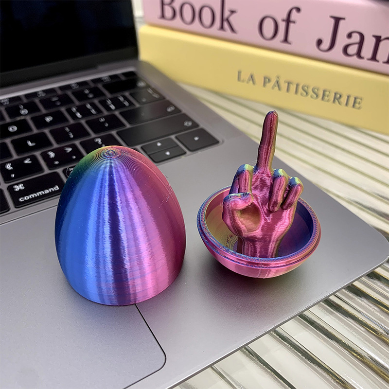 3d Printing Friendly Gesture Egg Decompression Artifact - Image 10