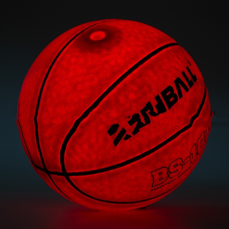 Influencer-style LED-lit Rubber Basketball Made From Eco-friendly Materials - Image 4