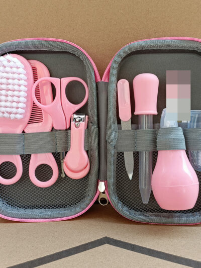 Cross-border Maternal And Infant Products 8piece Set Of Nail Clippers For Children And Babies Including Combs Brushes Nasal Aspirators In EVA Packaging