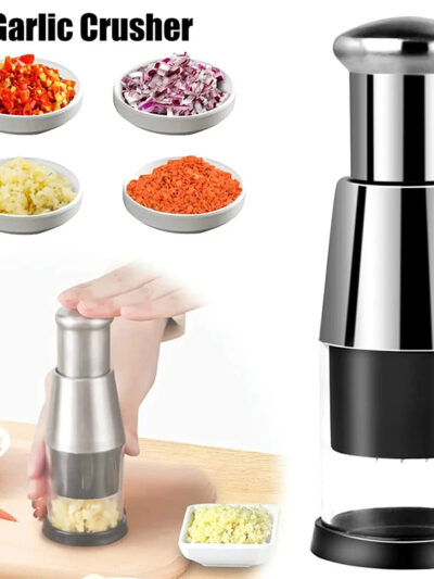 Garlic Crusher Onion Chopper Multipeler Vegetables Chopper Manual Garlic Press Machine Garlic Squeezer Kitchen Gadget