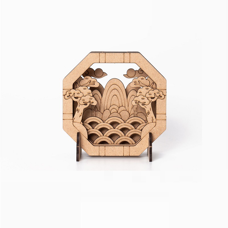 Creative Handmade Wooden Ornaments Night Light Interactive Toys Gifts - Image 4